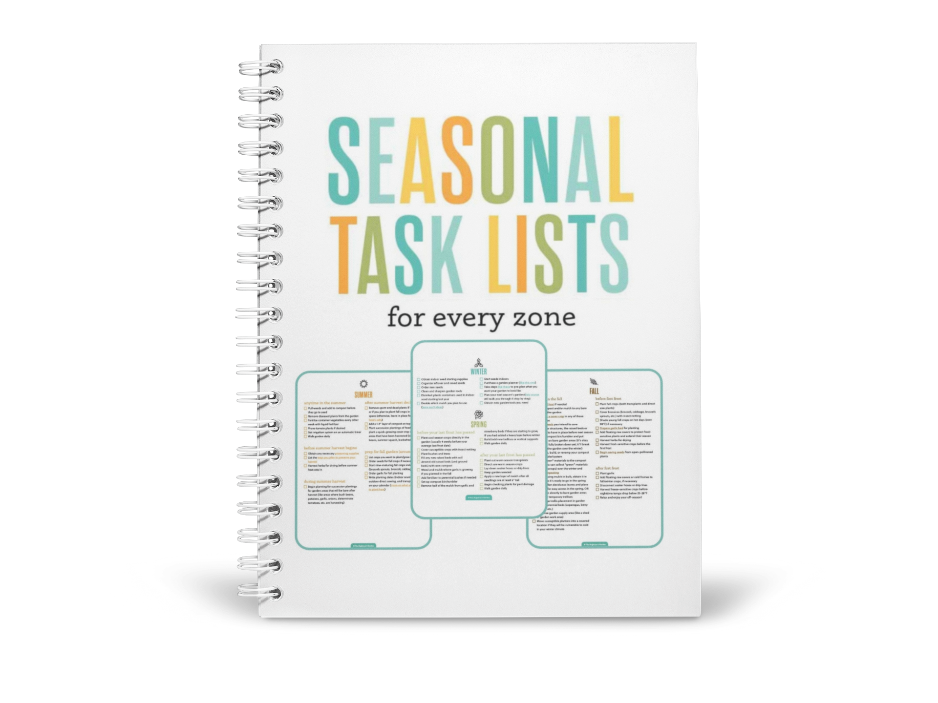 seasonal task lists for every zone free download